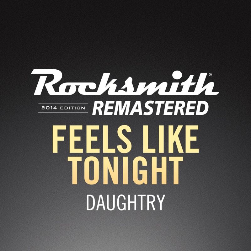 Front Cover for Rocksmith 2014 Edition: Remastered - Daughtry: Feels Like Tonight (PlayStation 3 and PlayStation 4) (download release)