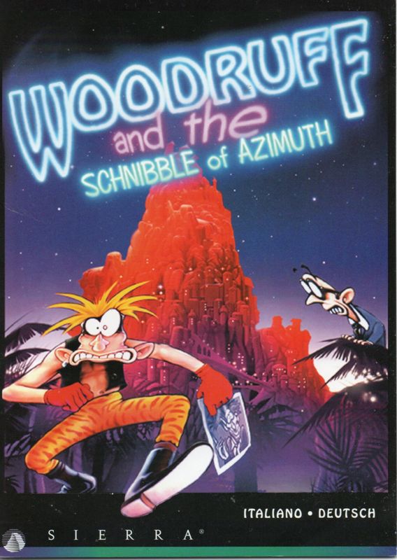 Manual for The Bizarre Adventures of Woodruff and the Schnibble (Windows 3.x): Front