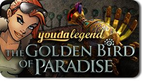 Front Cover for Youda Legend: The Golden Bird of Paradise (Windows) (Oberon Media release)