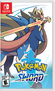 Front Cover for Pokémon Sword (Nintendo Switch) (download release): 1st version