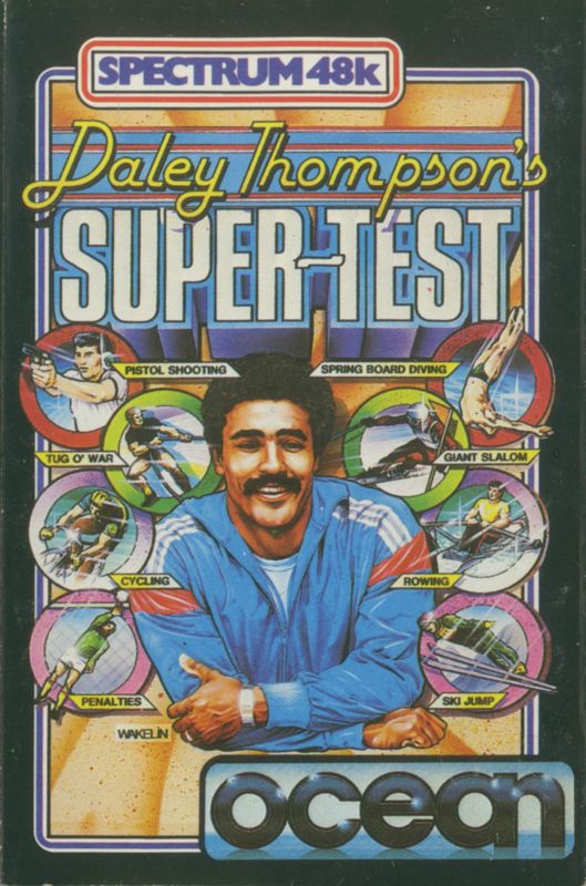 Front Cover for Daley Thompson's Super-Test (ZX Spectrum) (48K version)