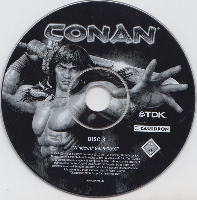 Media for Conan (Windows): Disc 3