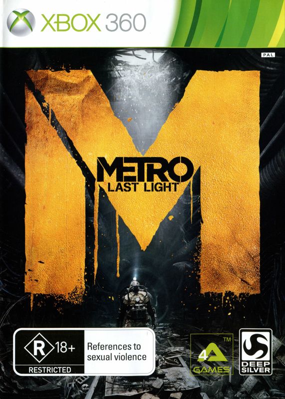 Front Cover for Metro: Last Light (Xbox 360)