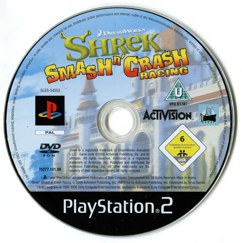 Shrek Smash n' Crash Racing PS2 Usado