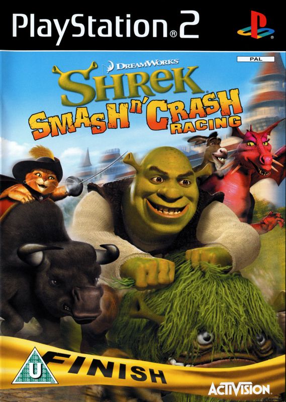 Front Cover for Shrek Smash N' Crash Racing (PlayStation 2)