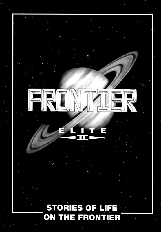 Manual for Frontier: Elite II (DOS) (3.5" Single Disk Release ): Stories of Life on the Frontier - Front
