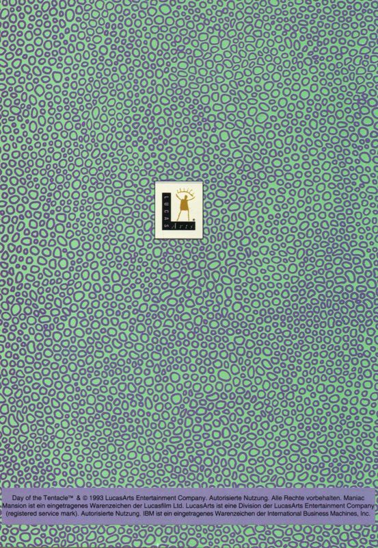 Maniac Mansion Day of the Tentacle cover or packaging material MobyGames