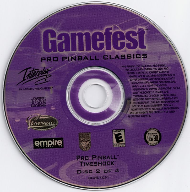 Media for Gamefest: Pinball Classics (Windows): Disc 2