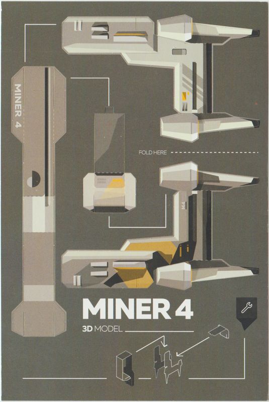 Extras for Symmetry (Windows): "Miner 4" Papercraft Model