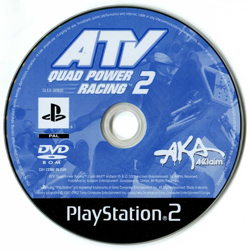 Media for ATV: Quad Power Racing 2 (PlayStation 2)