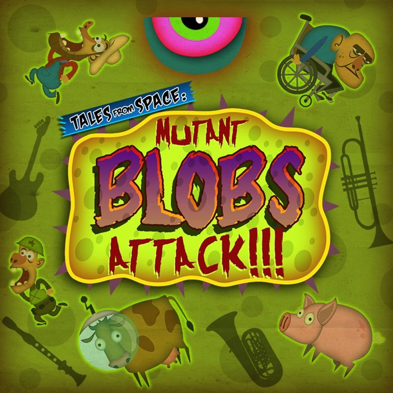 Front Cover for Tales from Space: Mutant Blobs Attack (PlayStation 3) (download release): "Delicious Bundle" release