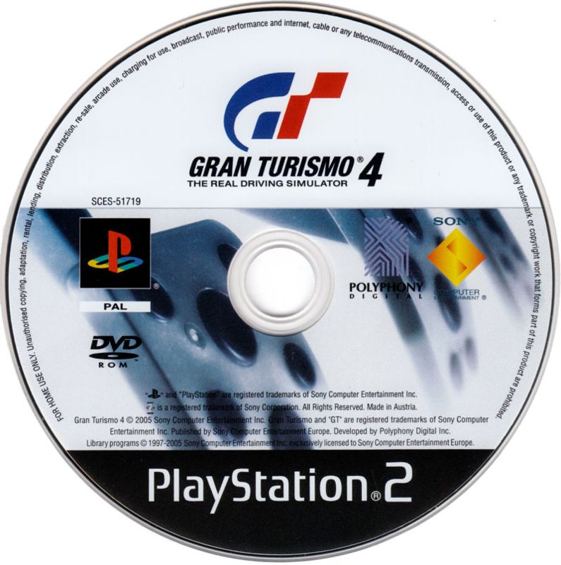 Gran Turismo 4 cover or packaging material - MobyGames
