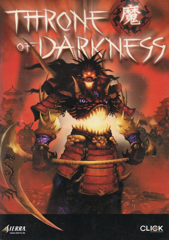 Manual for Throne of Darkness (Windows): Front