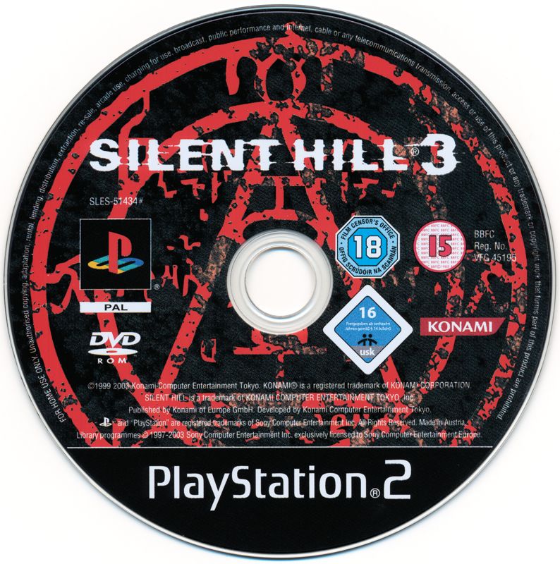 Media for The Silent Hill Collection (PlayStation 2) (European and Scandinavian release): Silent Hill 3