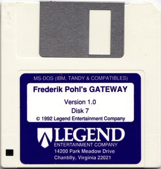 Media for Frederik Pohl's Gateway (DOS) (3.5" Floppy Disk version): Disk 7