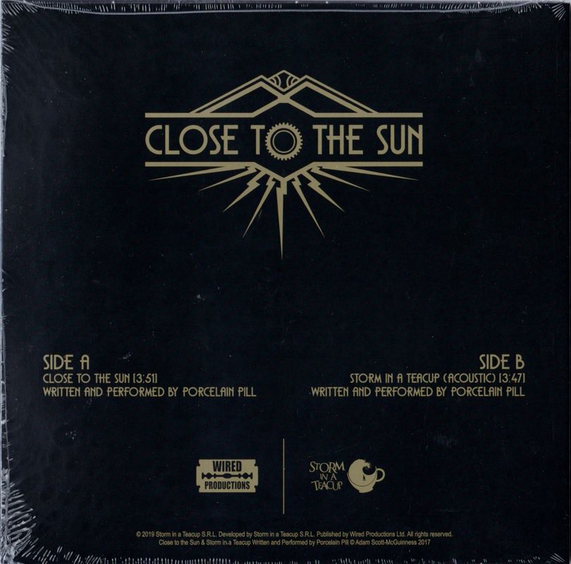Soundtrack for Close to the Sun (Limited Collector's Edition) (Nintendo Switch): Slipcase - Back