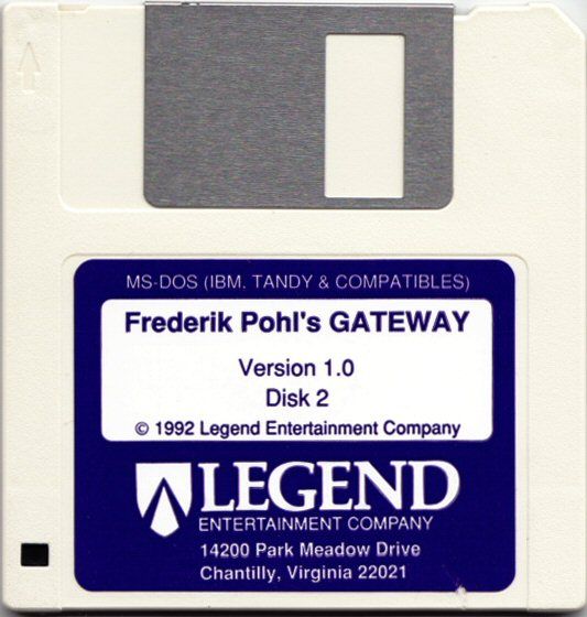 Media for Frederik Pohl's Gateway (DOS) (3.5" Floppy Disk version): Disk 2