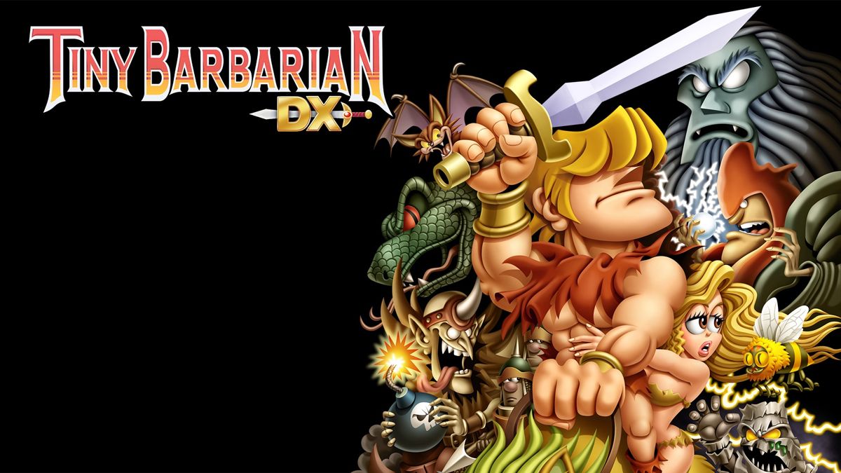 Front Cover for Tiny Barbarian DX (Nintendo Switch) (download release): 2nd version