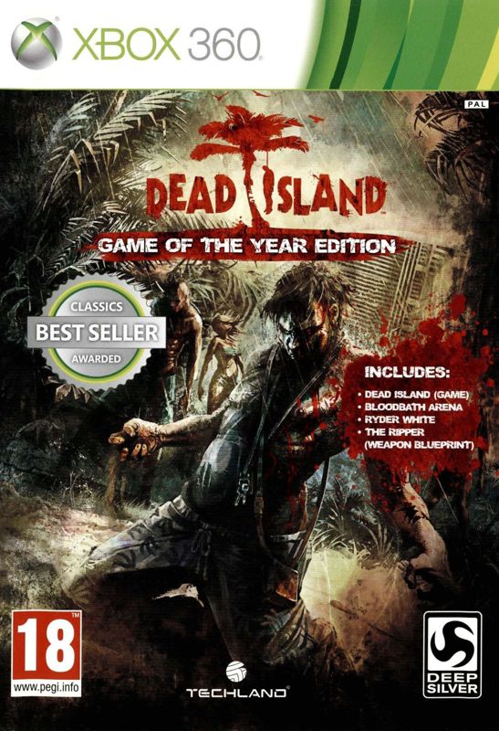 Front Cover for Dead Island: Game of the Year Edition (Xbox 360) (Classics Best Seller release)