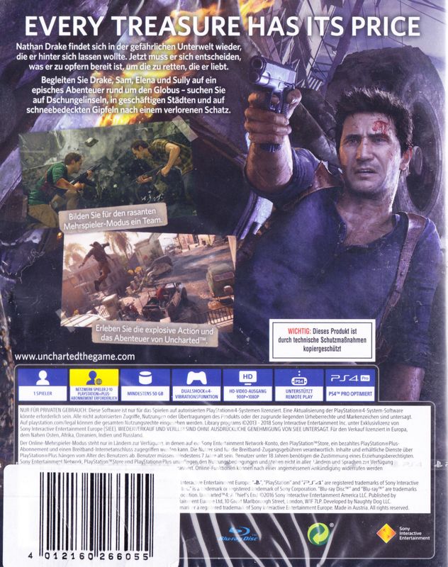 Uncharted 4 A Thief's End [ PlayStation Hits ] (PS4) NEW