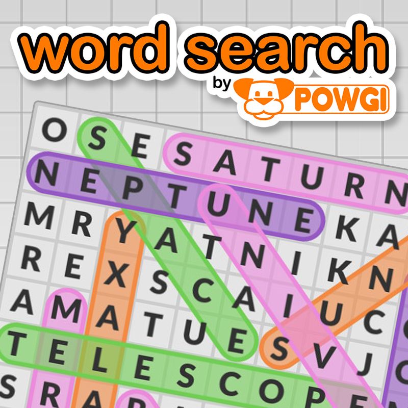Front Cover for Word Search by POWGI (Nintendo Switch) (download release)