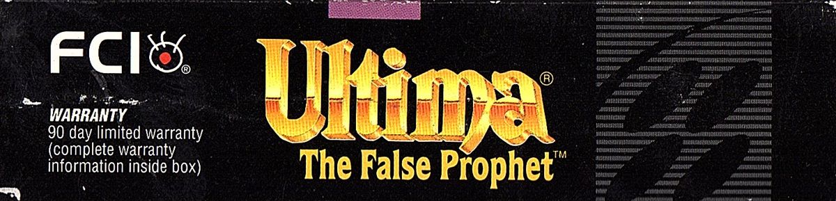 Spine/Sides for Ultima VI: The False Prophet (SNES): Right