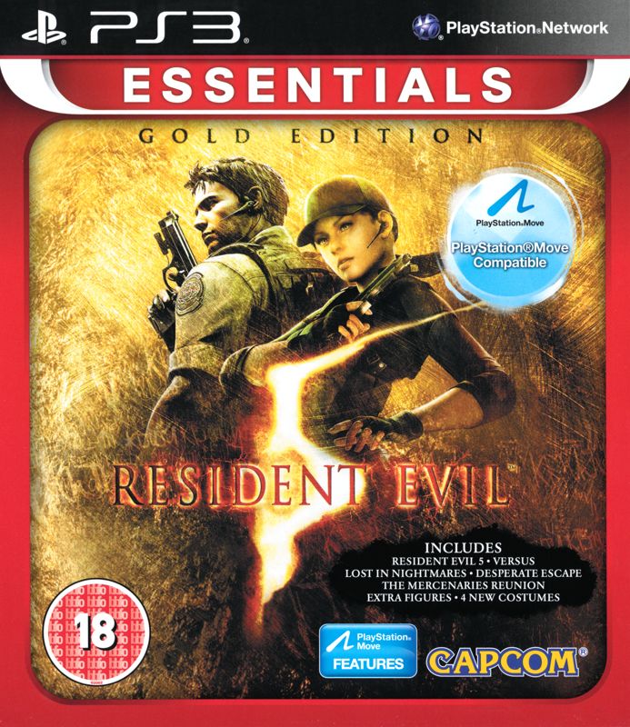 Resident Evil 5: Gold Edition cover or packaging material - MobyGames