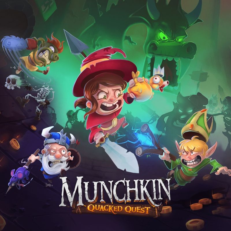 Front Cover for Munchkin: Quacked Quest (PlayStation 4) (download release)