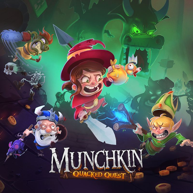 Front Cover for Munchkin: Quacked Quest (Nintendo Switch) (download release)