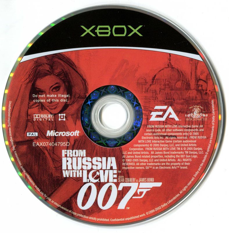 Media for 007: From Russia with Love (Xbox)