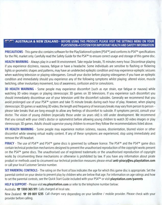 Inside Cover for LEGO Marvel Super Heroes 2 (PlayStation 4): Left
