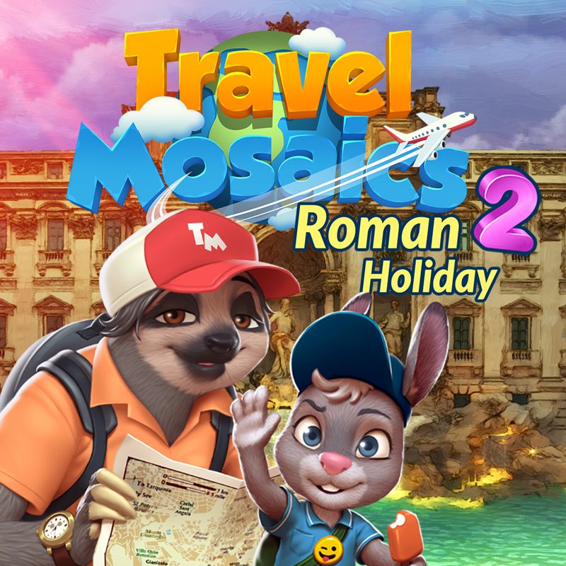 Front Cover for Travel Mosaics 2: Roman Holiday (Nintendo Switch) (download release)