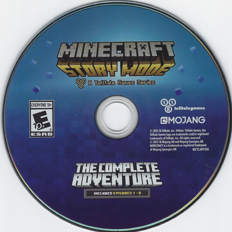 Minecraft Story Mode The Complete Adventure includes episodes 1-8 Games for  PC