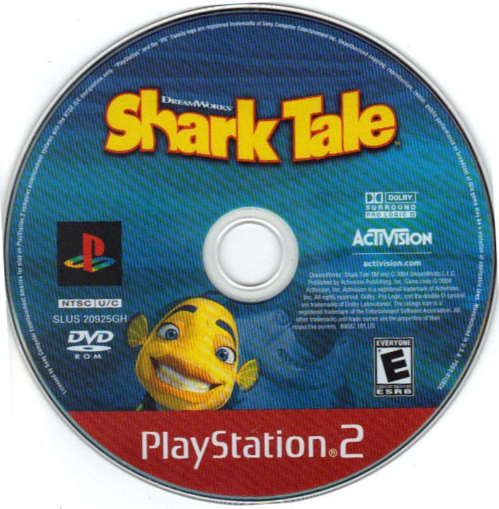 Media for DreamWorks Shark Tale (PlayStation 2) (Greatest Hits release)