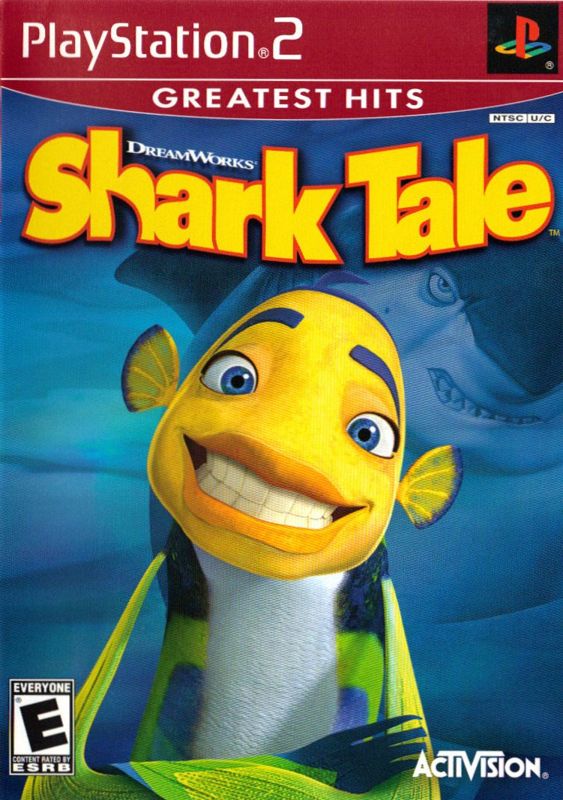 Front Cover for DreamWorks Shark Tale (PlayStation 2) (Greatest Hits release)