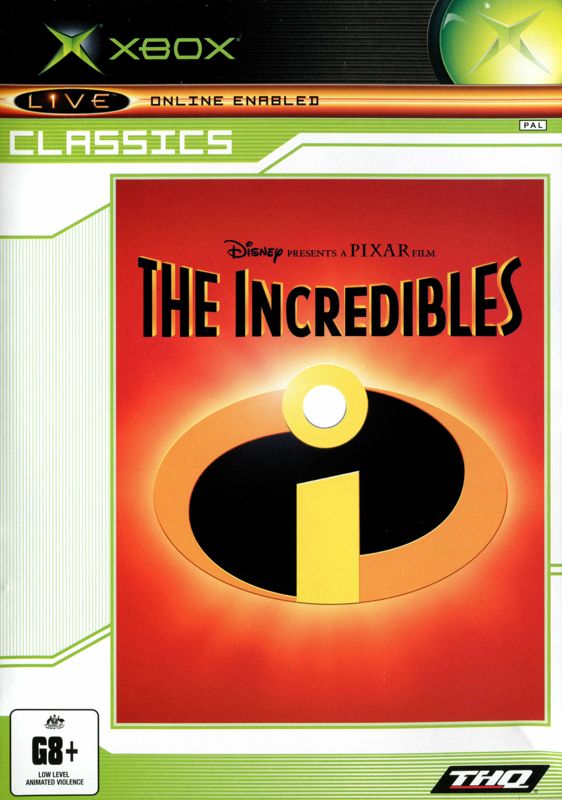 Front Cover for The Incredibles (Xbox) (Classics release)