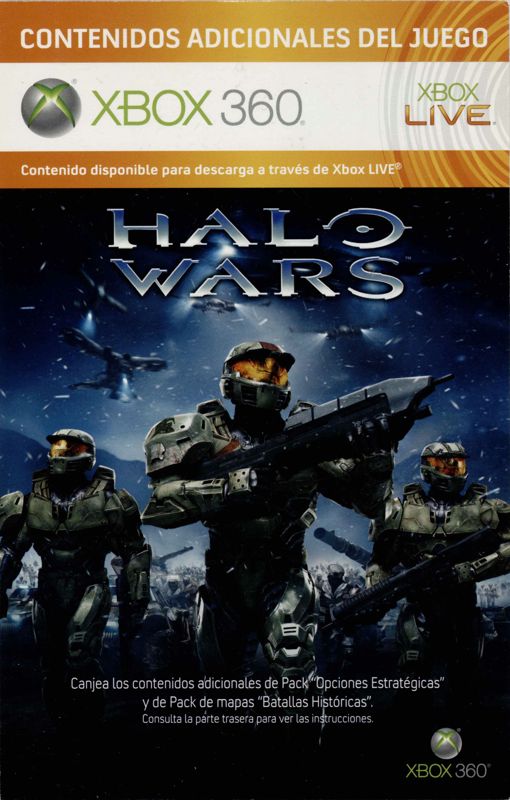 Extras for Halo Wars: Platinum Hits (Xbox 360) (Classics Best Sellers release): DLC Voucher front