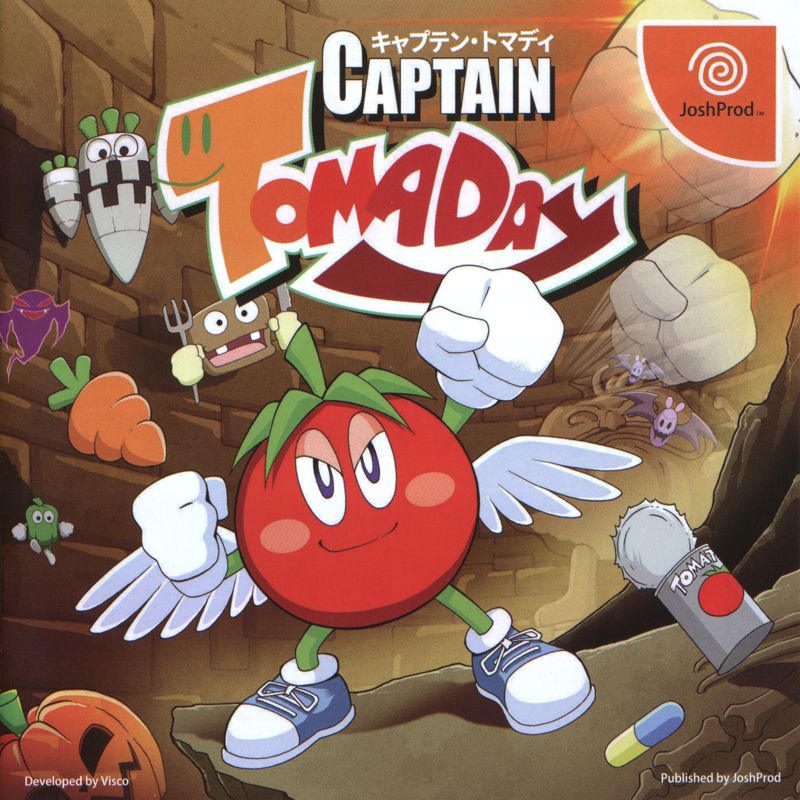 Front Cover for Captain Tomaday (Dreamcast): Manual - Front