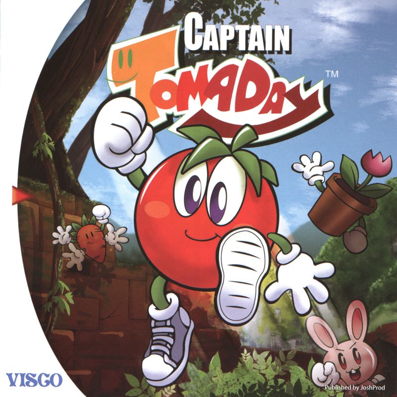 Manual for Captain Tomaday (Dreamcast): Back cover