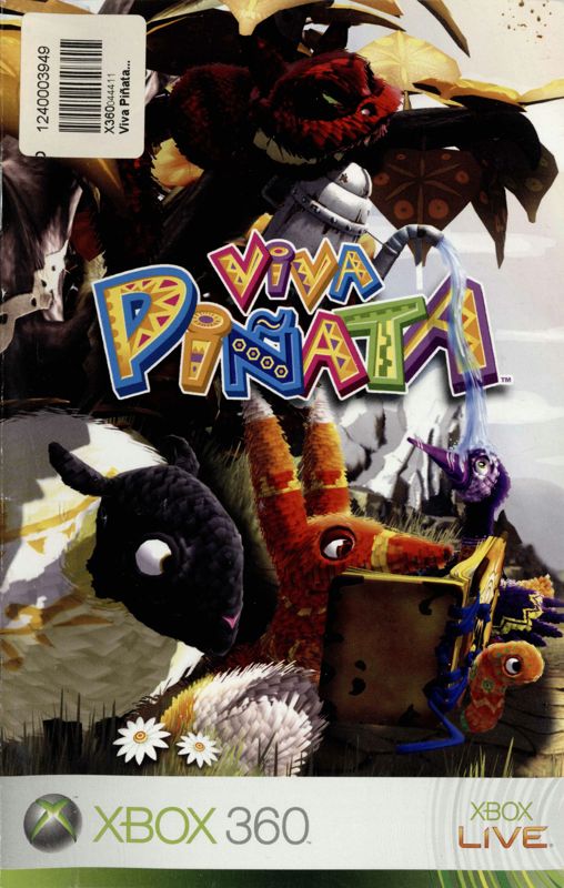 Manual for Viva Piñata (Xbox 360): Front