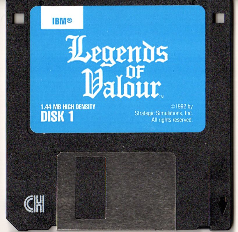 Media for Legends of Valour (DOS): Disk 1 / 4