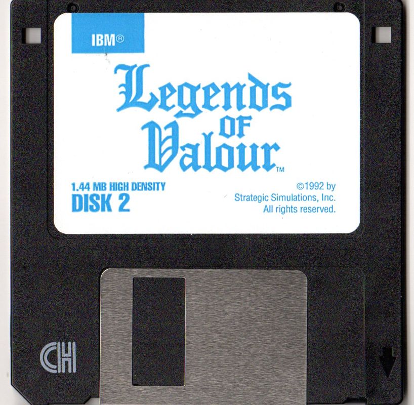 Media for Legends of Valour (DOS): Disk 2 / 4