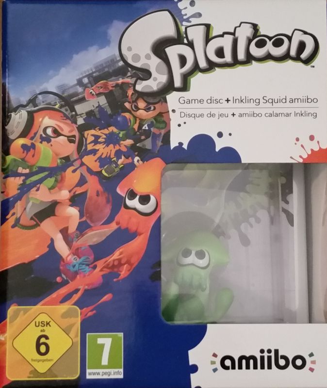 Front Cover for Splatoon (Inkling Squid Amiibo Bundle) (Wii U)