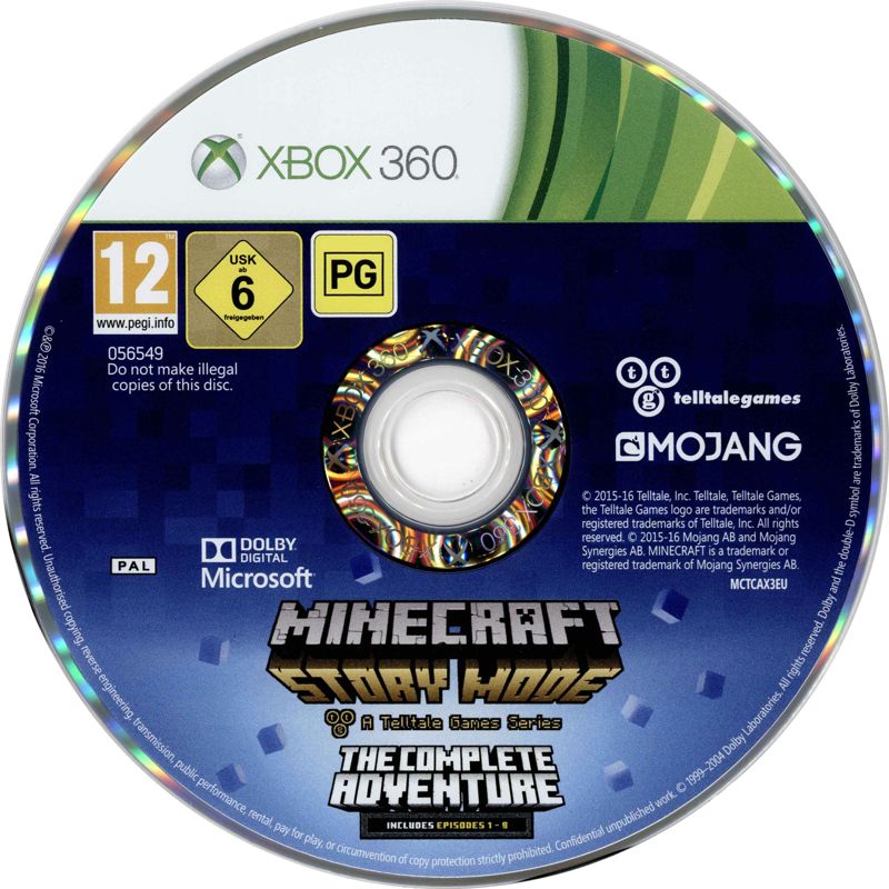 Media for Minecraft: Story Mode - The Complete Adventure (Xbox 360)