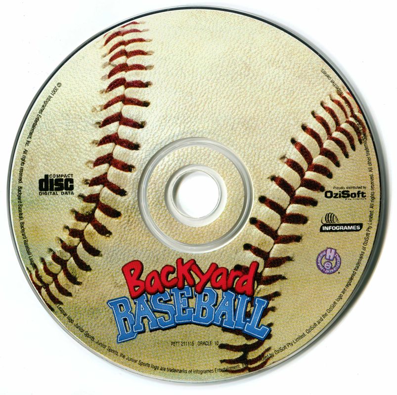 Backyard Baseball cover or packaging material MobyGames
