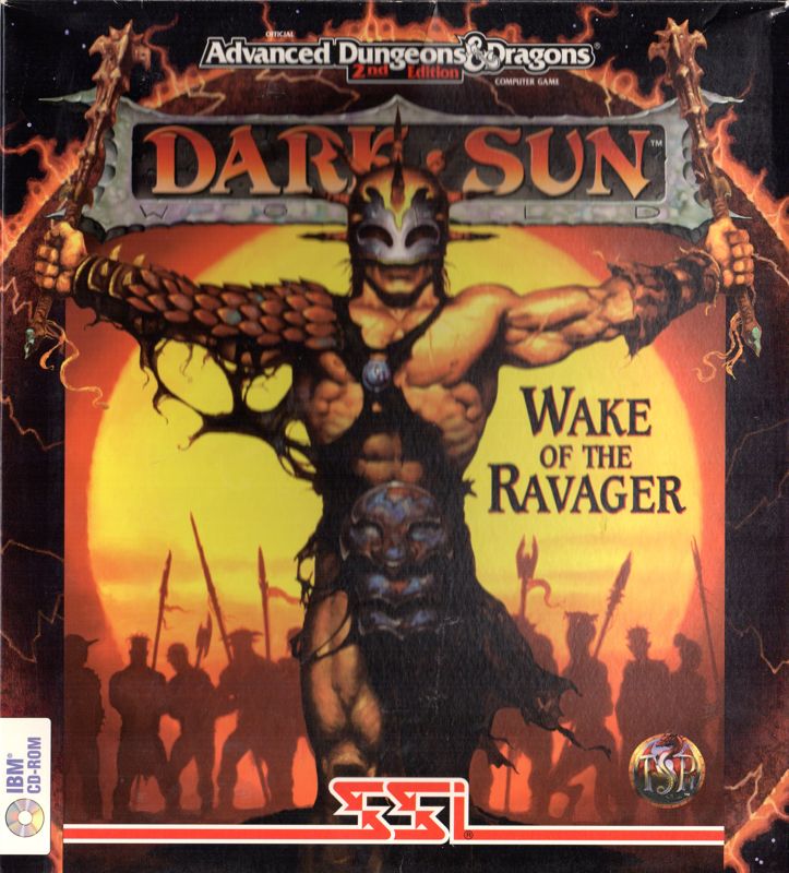 Front Cover for Dark Sun: Wake of the Ravager (DOS)