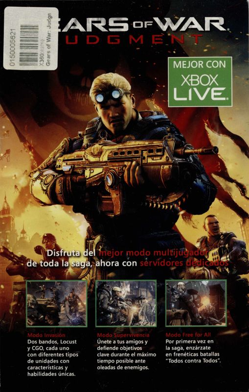 Advertisement for Gears of War: Judgment (Xbox 360): Front