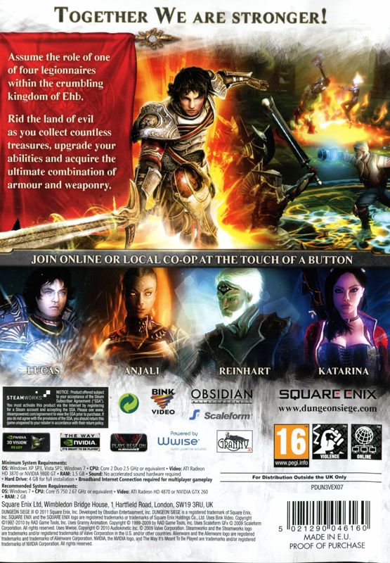 Prince of Persia: The Two Thrones cover or packaging material - MobyGames