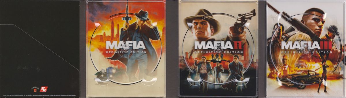 Other for Mafia Trilogy (PlayStation 4) (Sleeved Digipak): Digipak - Inside (5) - Disc Holder Complete