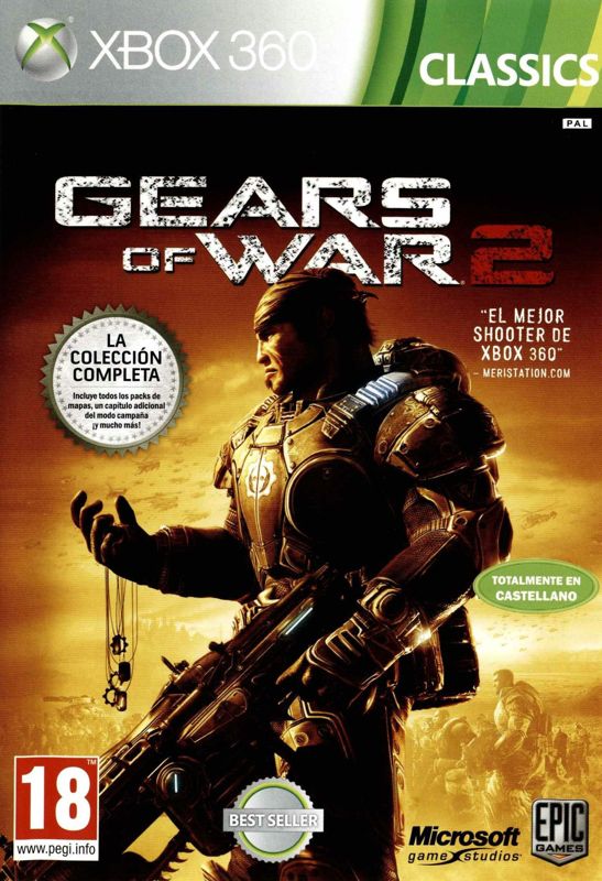 Front Cover for Gears of War 2 (Xbox 360) (Classics Best Seller release)